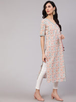 Thumbnail for Aks Ethnic Motifs Printed A-line Layered Kurta - Distacart