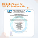 Thumbnail for The Derma Co 1% Hyaluronic Moisturizing Sunscreen Body Lotion SPF 50 PA++++ - Dista