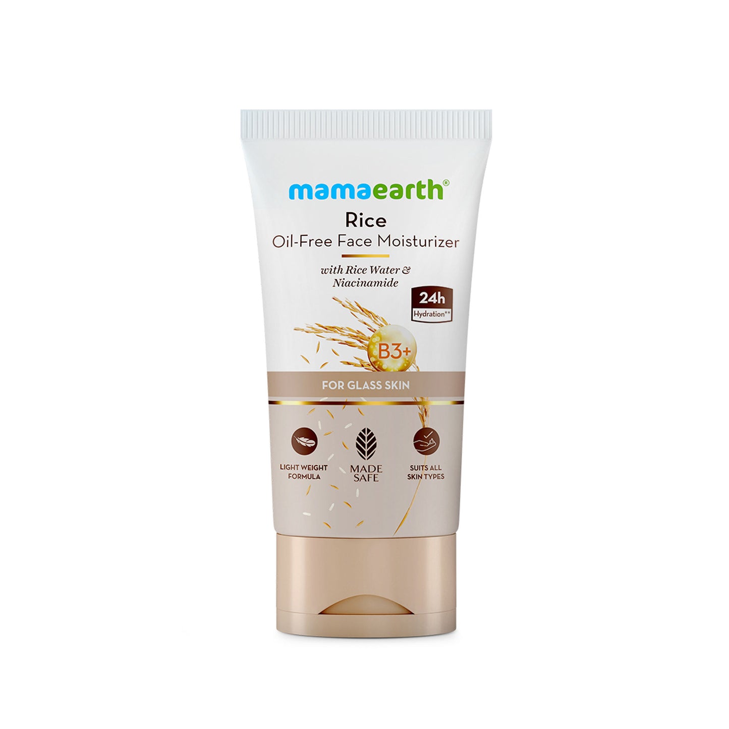Mamaearth Rice Oil-Free Face Moisturizer For Oily Skin - Dista