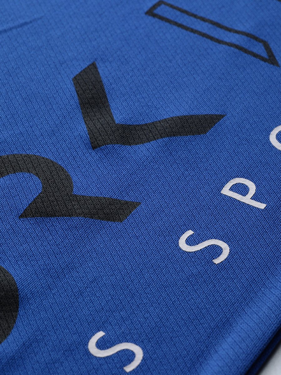 Alcis Men Typography Printed Dry Tech Slim Fit T-shirt - Distacart