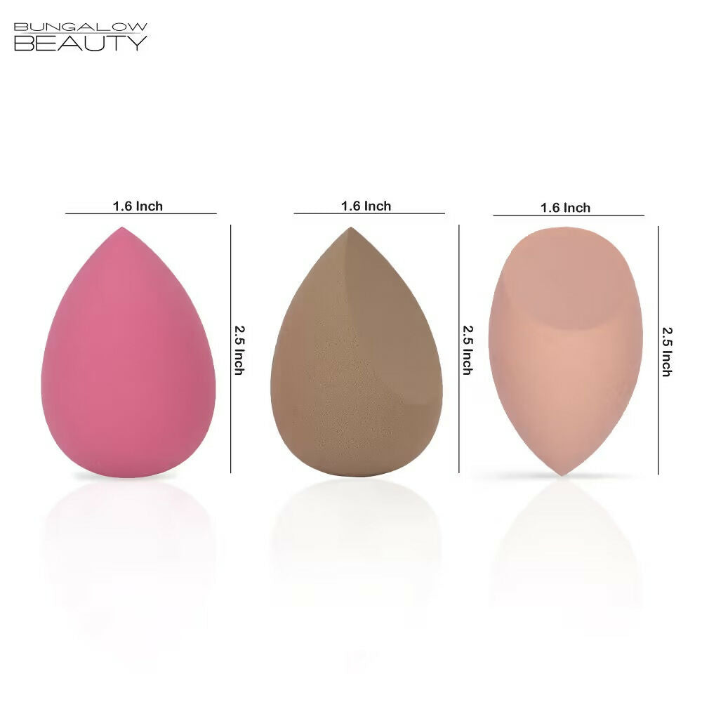 BUNGALOW BEAUTY Makeup Blending Sponge - Pack of 3 - Dista