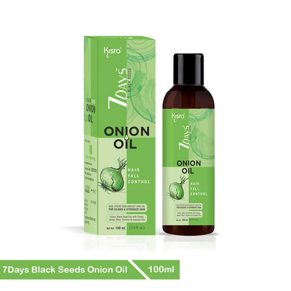 Kisra 7Days Black Seed Onion Hair Oil - Distacart