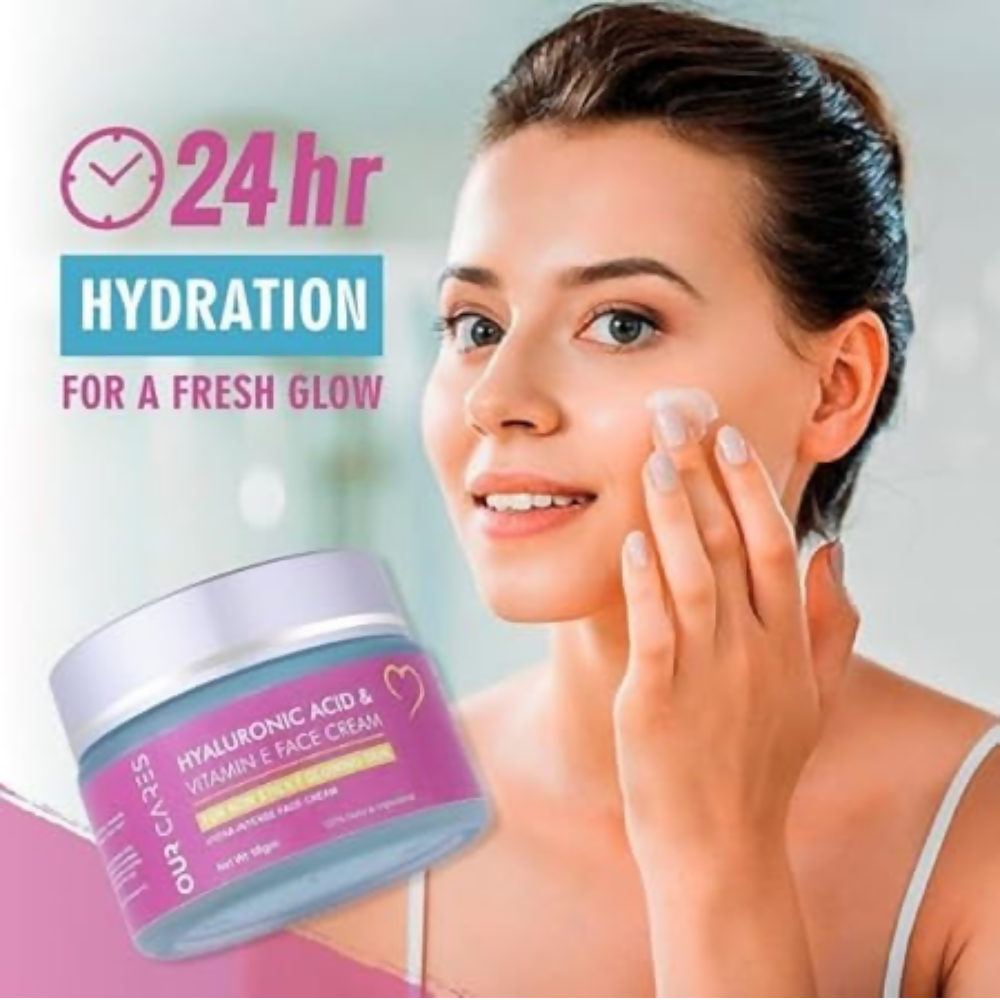 Our Cares Face Cream with Hyaluronic Acid & Vitamin E - Distacart