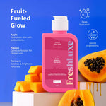 Thumbnail for FreshLuxe Fruit Nectar Face Wash For Glowing Skin & Reducing Dark Spots with Apple, Papaya & Turmeric