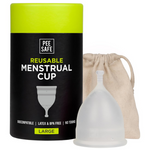 Thumbnail for Pee Safe Menstrual Cups For Women With Pouch And Menstrual Cup Wash - Dista