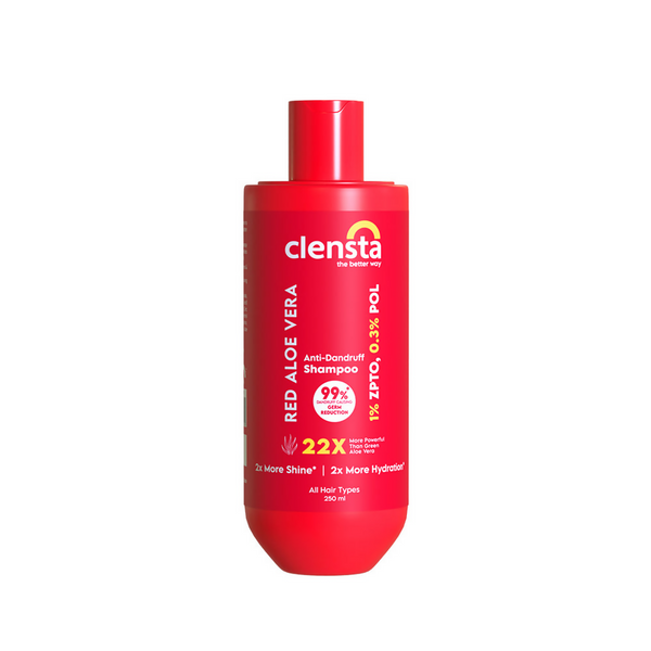 Clensta Red Aloe Vera Anti-Dandruff Shampoo - Distacart
