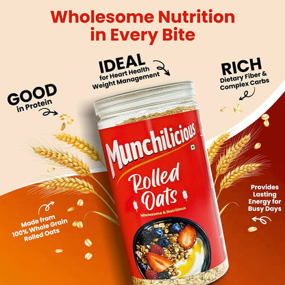 Munchilicious 100% Whole Grain Jumbo Oats - Distacart