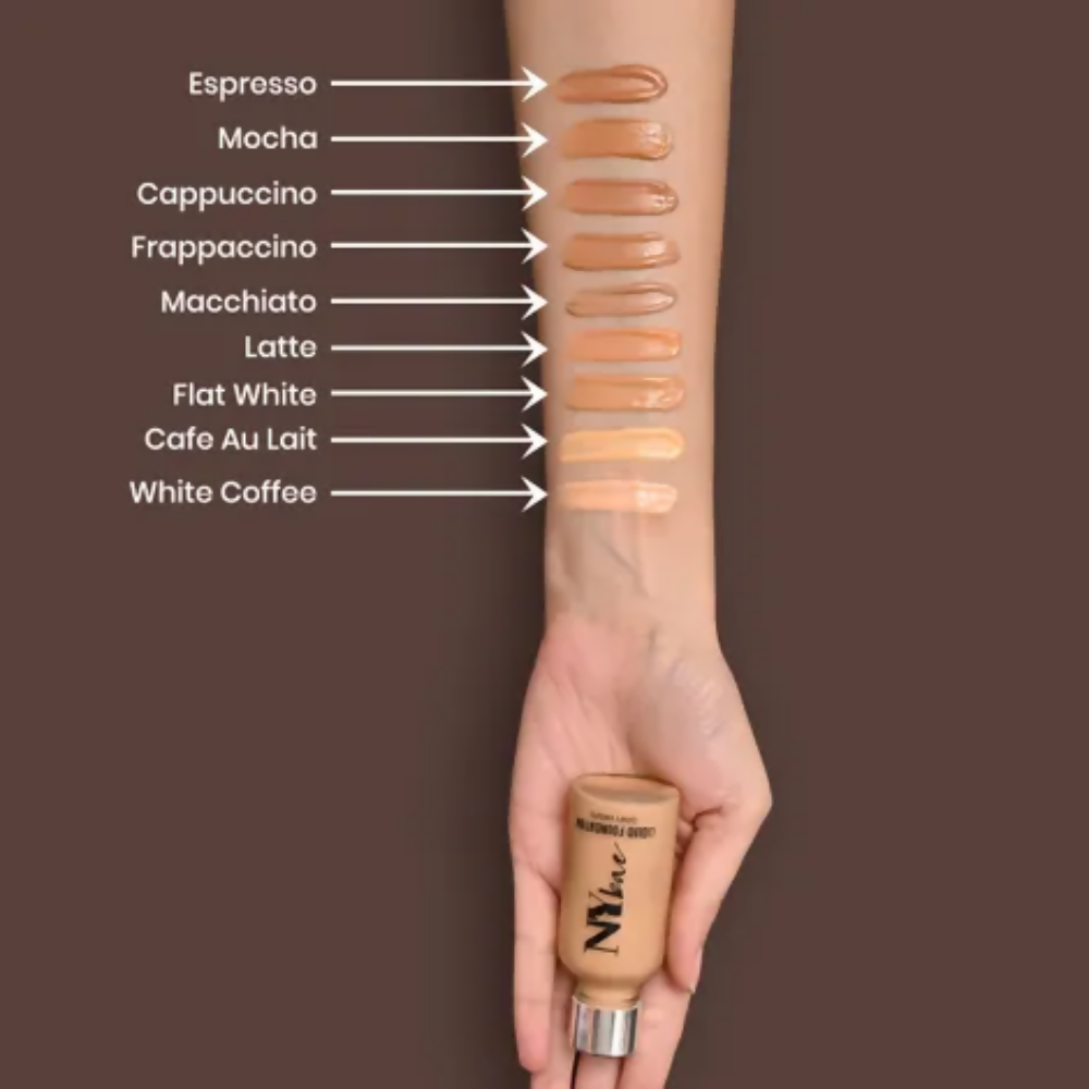 NY Bae Dewy Drops Foundation - Cafe Au Lait 9