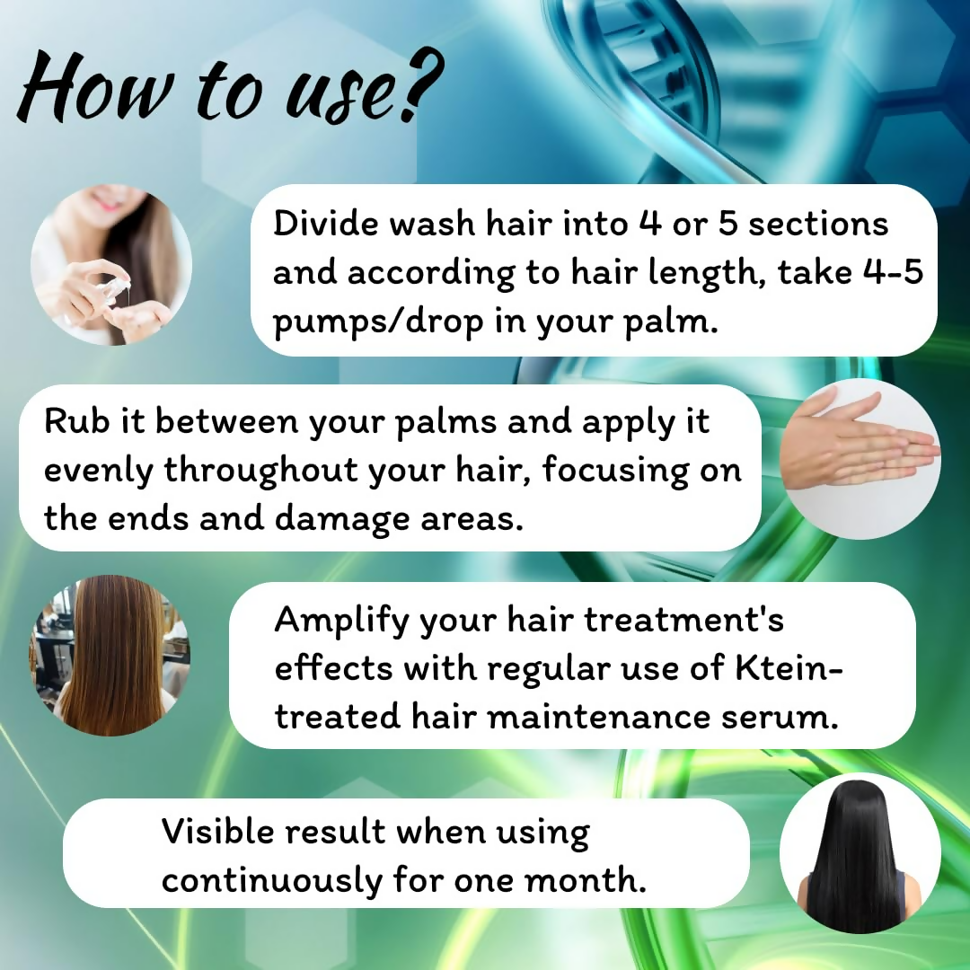 Ktein 100% Plant Based Treated Hair Maintenance Serum - Distacart