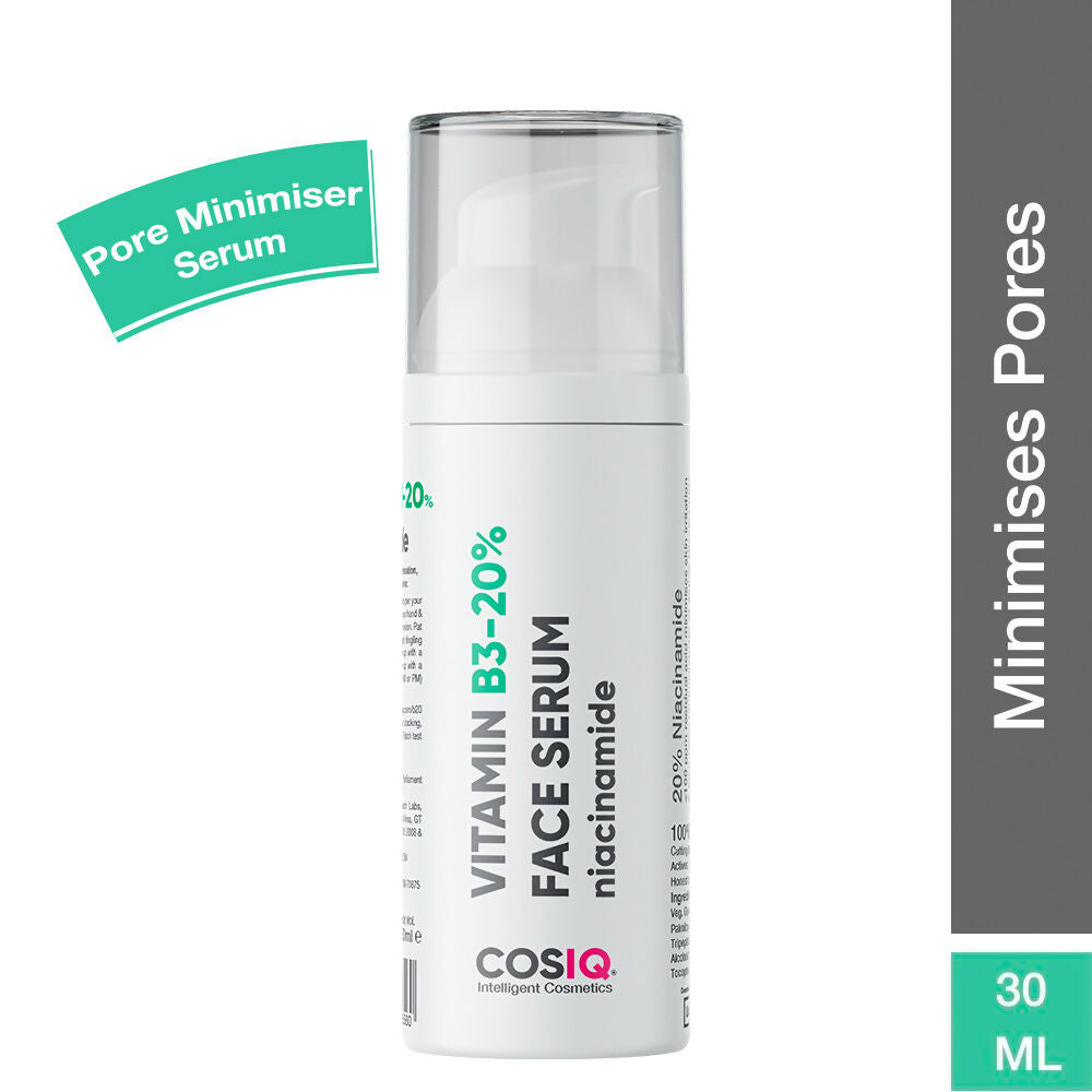Cos-IQ Niacinamide Vitamin B3-20% Face Serum for Ultra Sensitive Skin - Distacart