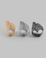Thumbnail for VOJ Pack of 3 Bracelet - Gold, Silver and Black Tonned Kada Bracelet. - Distacart