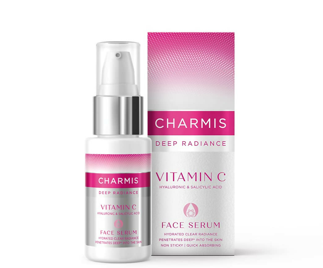 Charmis Deep Radiance Vitamin C Face Serum With Hyaluronic Acid and Salicylic Acid - Distacart