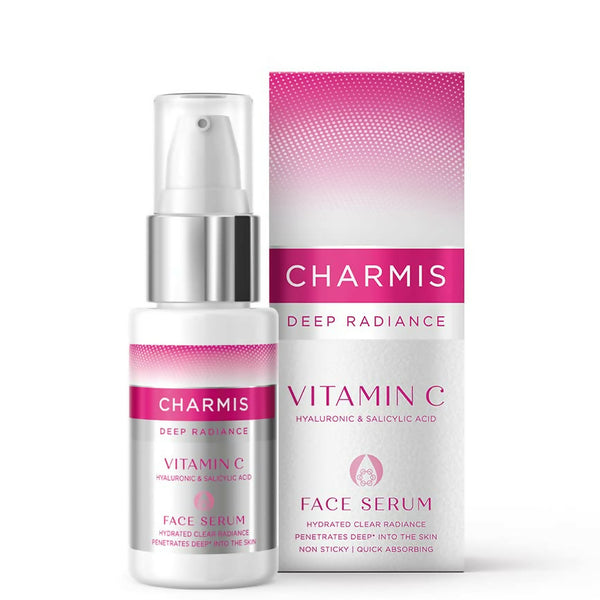 Charmis Deep Radiance Vitamin C Face Serum With Hyaluronic Acid and Salicylic Acid - Distacart