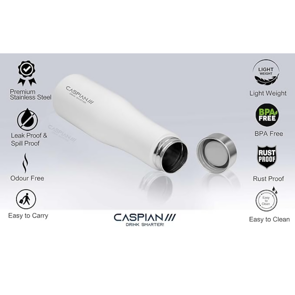 CASPIAN /// Aqua Stainless Steel Water Bottle - Dista