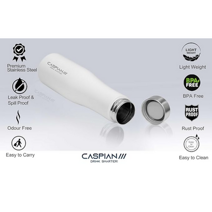 CASPIAN /// Aqua Stainless Steel Water Bottle - Dista