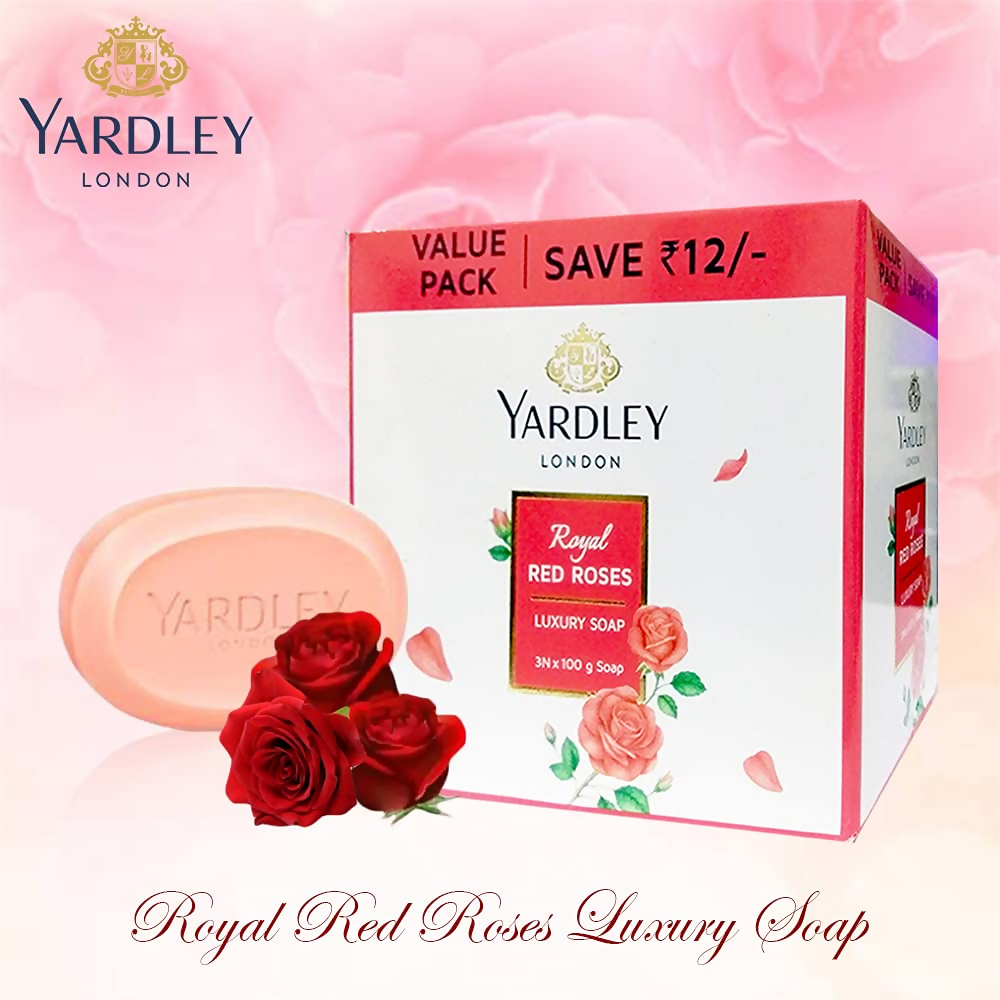 Yardley London Royal Red Roses Luxury Soap - Distacart