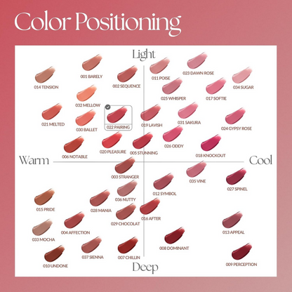 MUZIGAE MANSION Objet Liquid Lip Stain - 022 Pairing - Dista