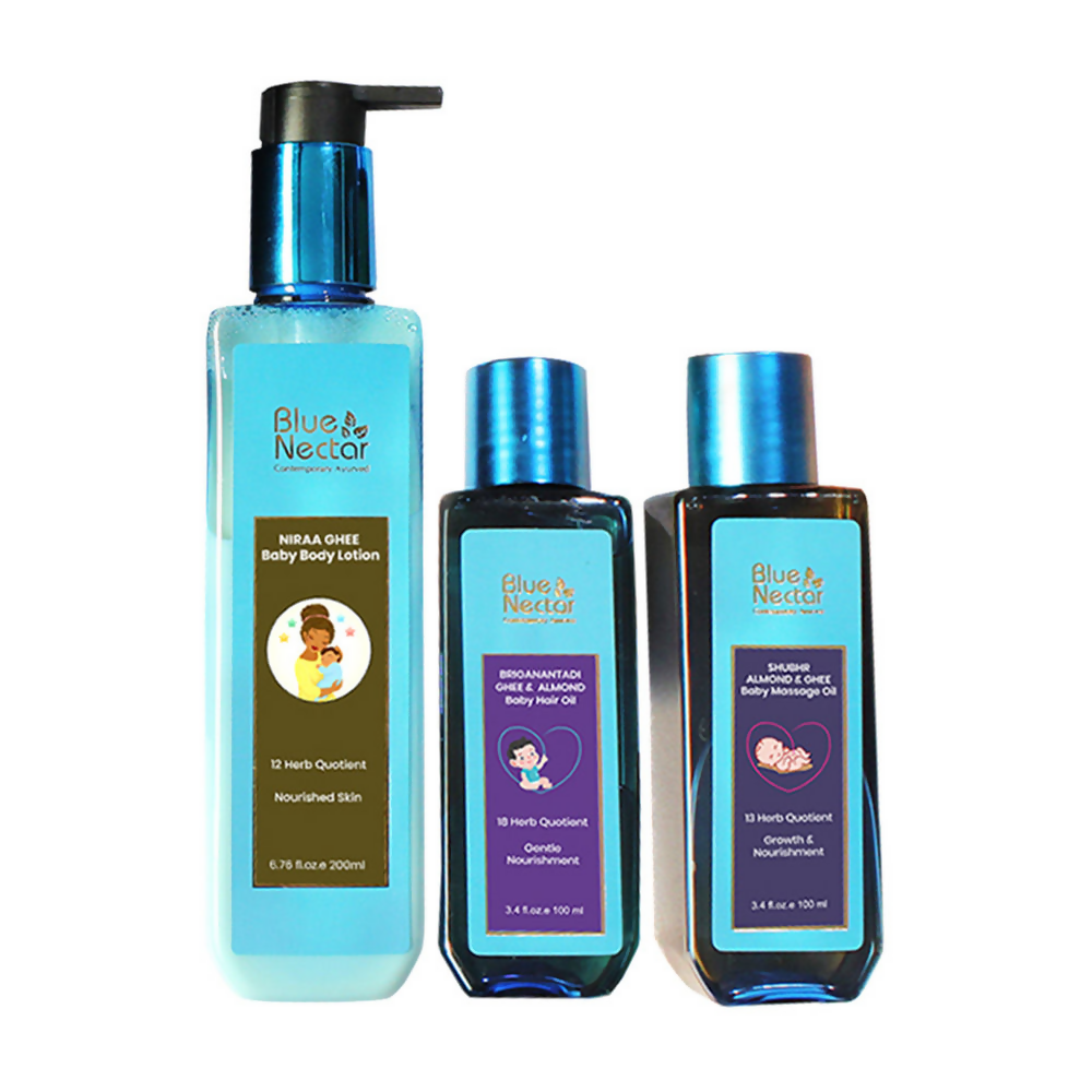Blue Nectar Full Body Baby Care Gift Set - Distacart