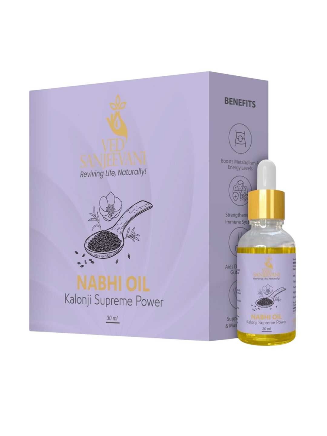 Ved Sanjeevani Kalonji Supreme Nabhi Oil - Dista