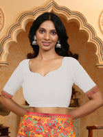 Thumbnail for Astita Linen Cotton(Woven Work) Multicolour Saree