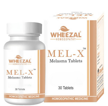Wheezal Homeopathy Mel-X Melasma Tablets - Distacart