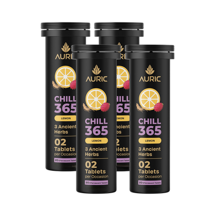 Auric Chill 365 Tablets | Lemon Flavour - Dista