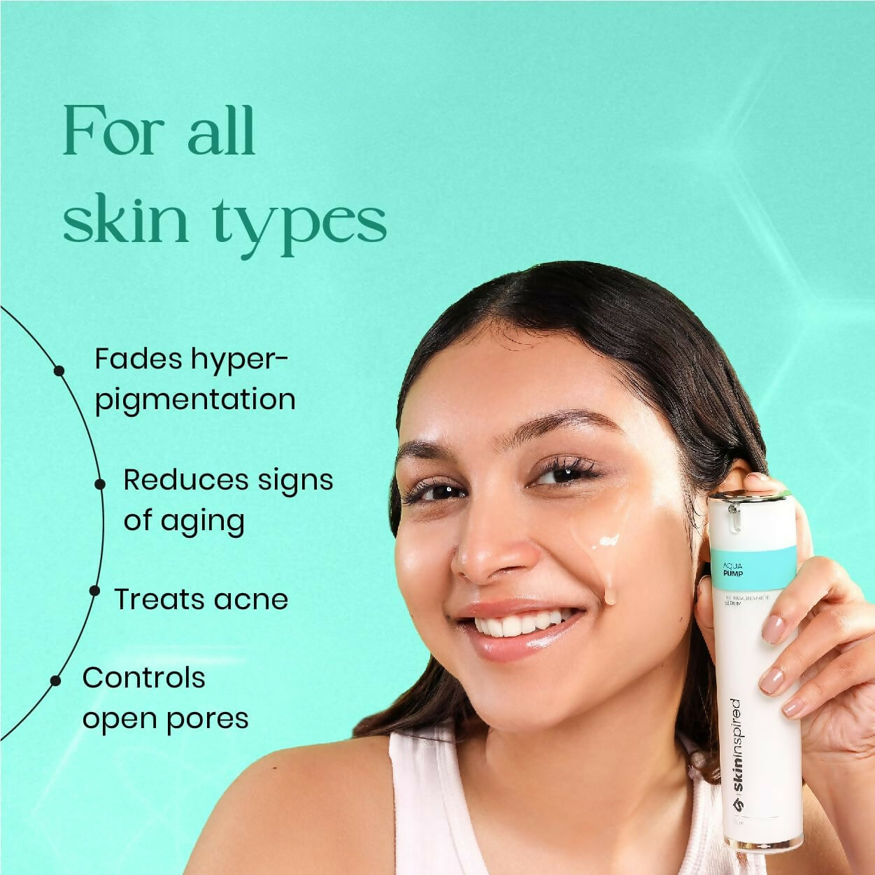 SkinInspired Aqua Pump 10% Niacinamide Face Serum