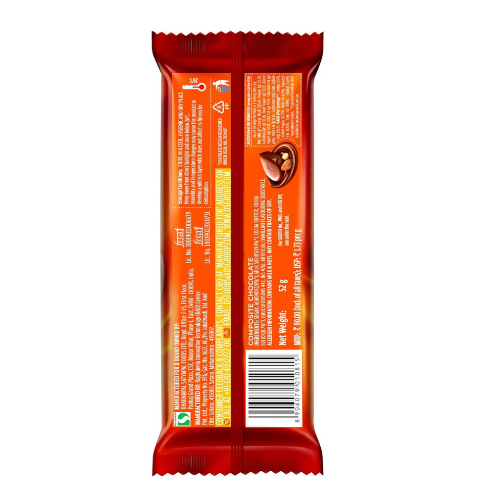 LuvIt. Luscious Roasted Almonds Chocolate Bars - Distacart