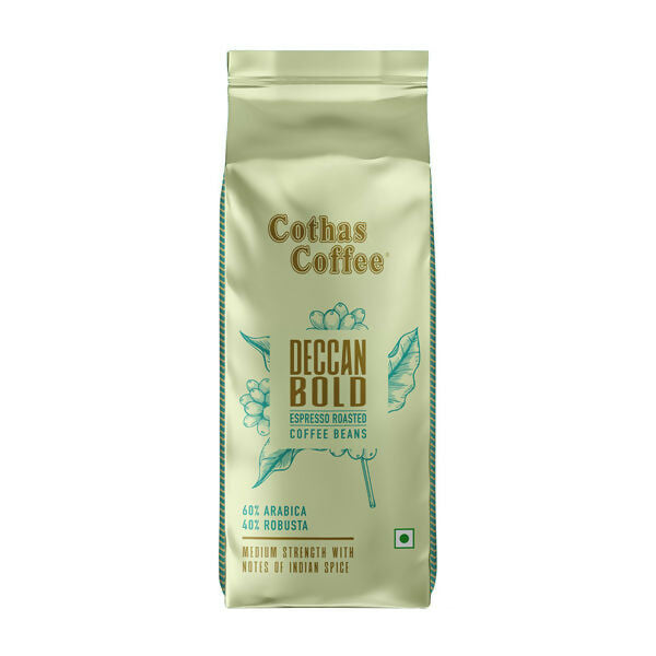 Cothas Coffee Deccan Bold Espresso Roasted Coffee Beans - Distacart