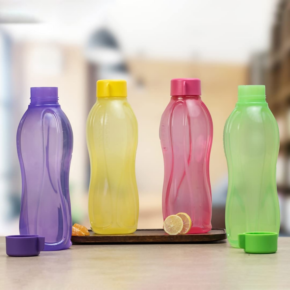 Tupperware Aquasafe Plastic Bottle - Pink, Green, Yellow, Purple - Dista