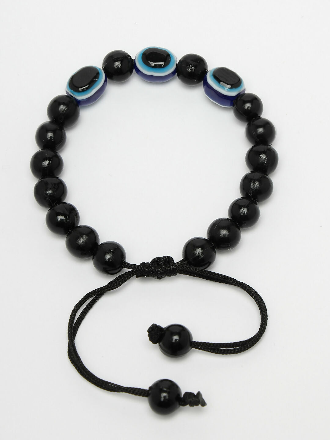 NVR Men & Women Evil Eye Men & Women Black Thread Bracelet - Distacart