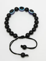 Thumbnail for NVR Men & Women Evil Eye Men & Women Black Thread Bracelet - Distacart