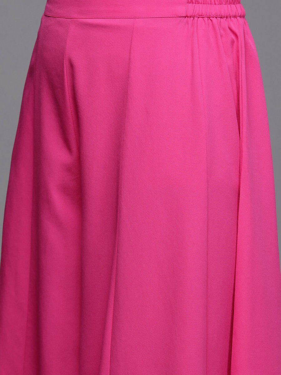 Ahalyaa Women's Traditional Wear Co-ods - Pink - Distacart