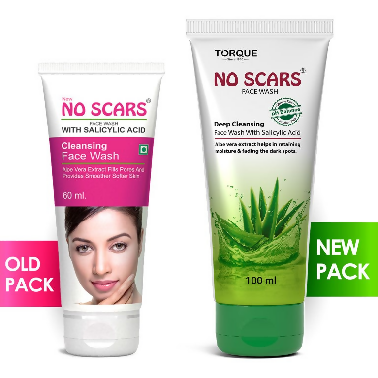 Torque's No Scars Aloevera Face Wash For Deep Cleansing - Distacart