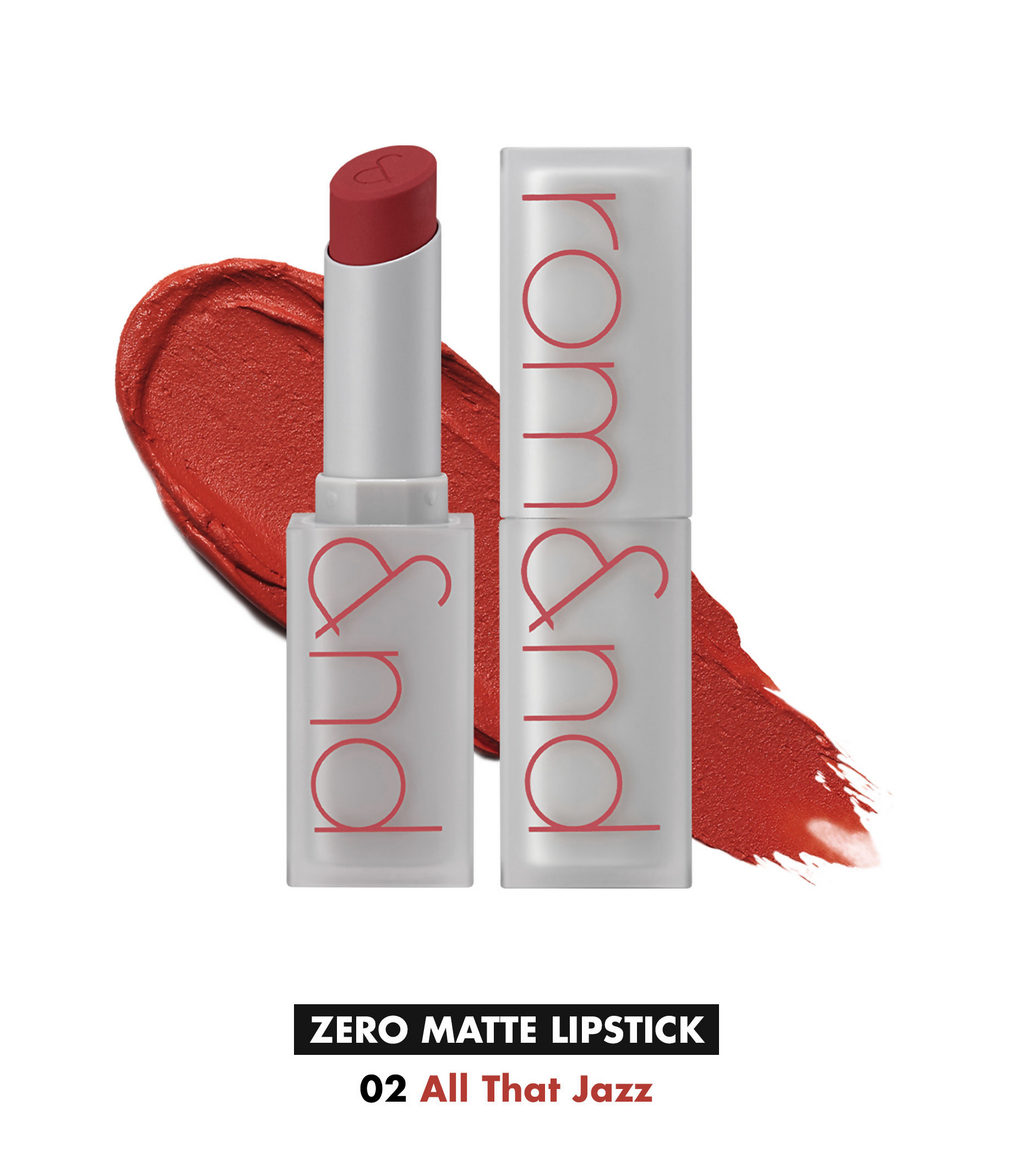 Rom&nd Zero Matte Lipstick - 02 All That Jazz - Distacart
