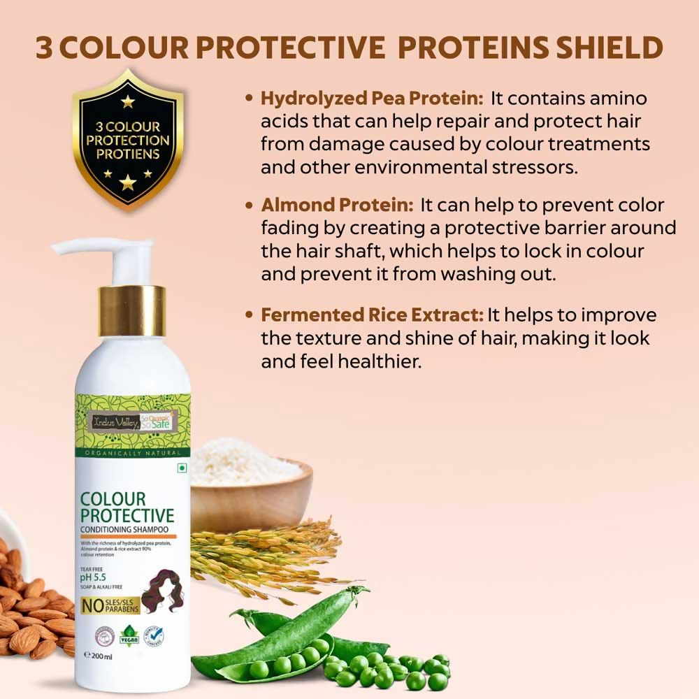 Indus Valley Organic Colour Protective Shampoo with Conditioner - Dista