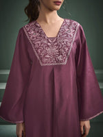Thumbnail for Anouk Embroidered Regular Thread Work Chanderi Silk Straight Kurta with Trousers & Dupatta
