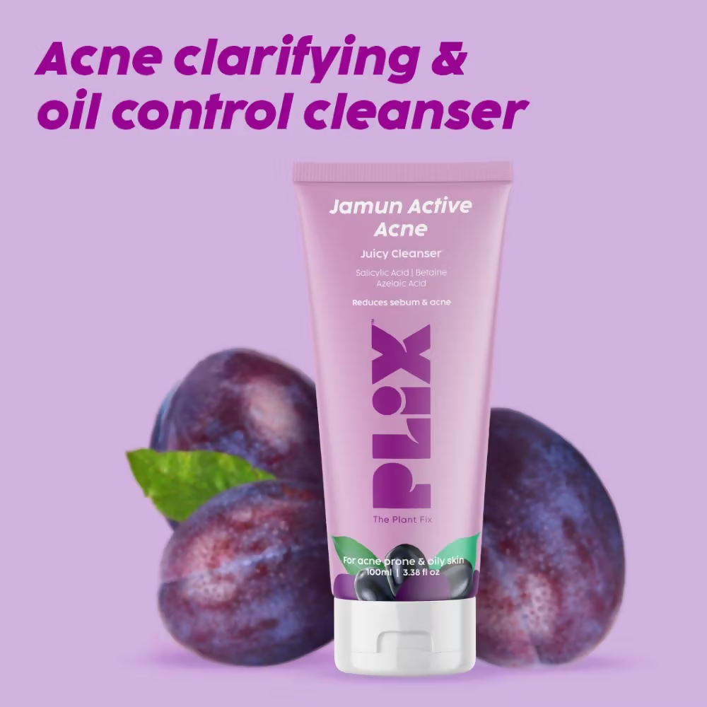 PLIX The Plant Fix 0.5% Salicylic Acid Jamun Face Wash Cleanser - Distacart
