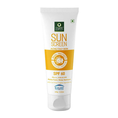 Organic Harvest Sunscreen - For Oily Skin SPF 60 - Distacart