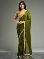 Thumbnail for kasee Embellished EmbroideredSaree - Distacart