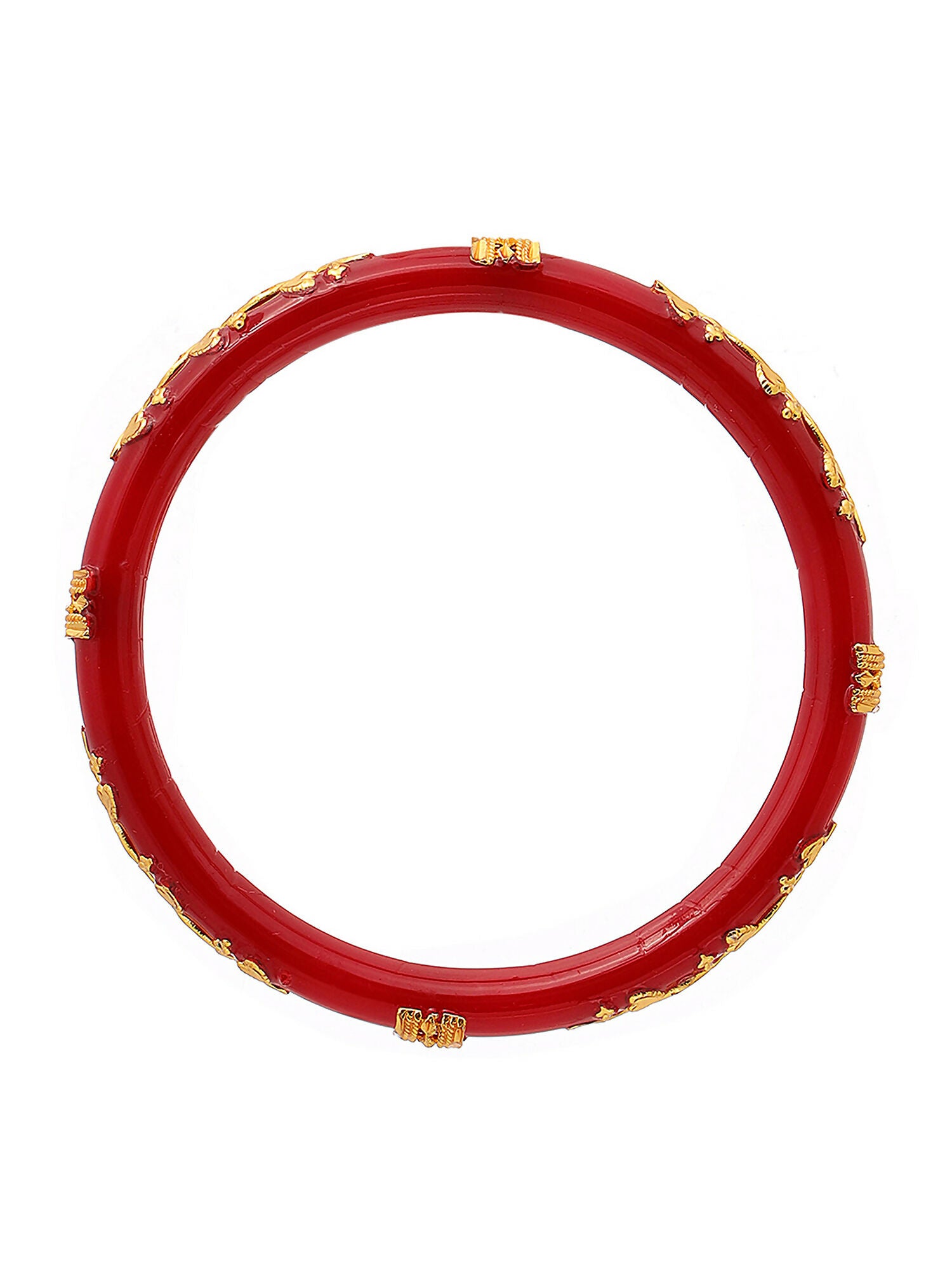 Ruby Raang Red Traditional Bangle