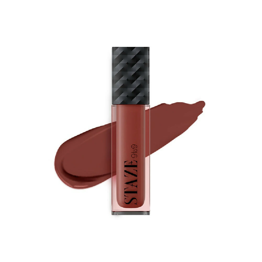 Staze 9to9 Lips Don't Lie Matte + Transferproof Liquid Lipstick - 05 Cocoa Crush - Distacart