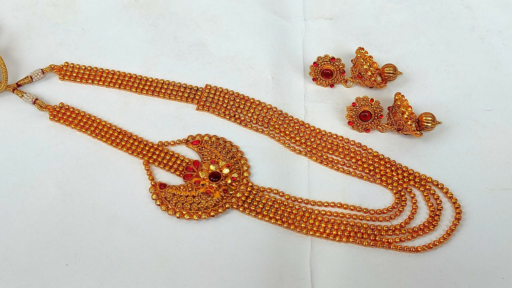 Kemp Layer Pink Necklace Set - Distacart