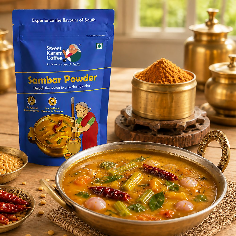Sweet Karam Coffee Sambar Powder - Dista