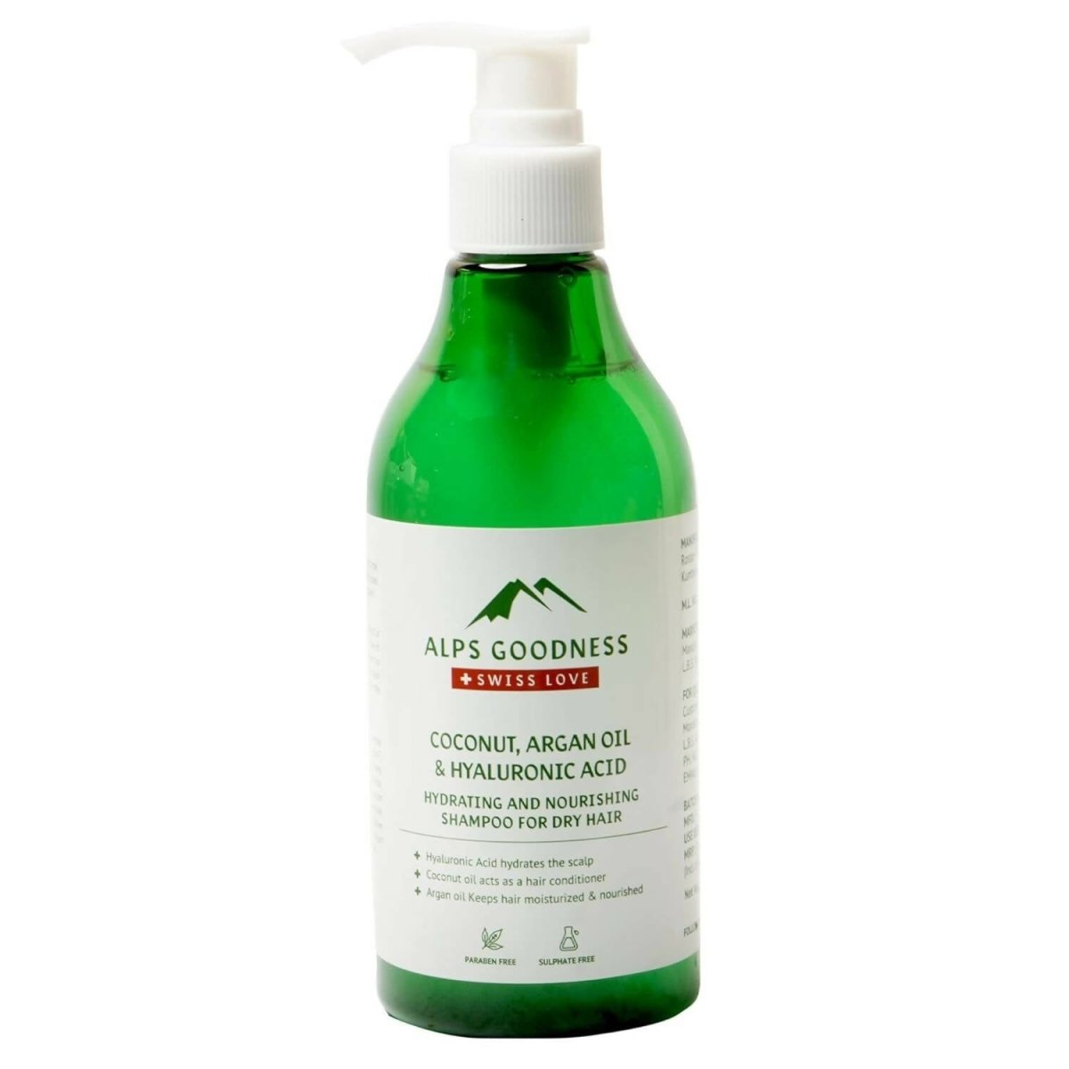 Alps Goodness Coconut, Argan Oil & Hyaluronic Acid Hydrating & Nourishing Shampoo - Distacart