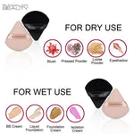 Thumbnail for BUNGALOW BEAUTY Triangle Powder Puff Set - Pack of 12 - Dista