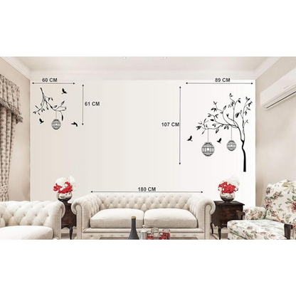 Walltech Combo of 4 Wall Stickers - Dista