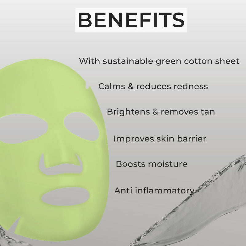 Professional O3+ Cicalm Glow Sheet Mask With Cica For D-Tan & Glow - Distacart