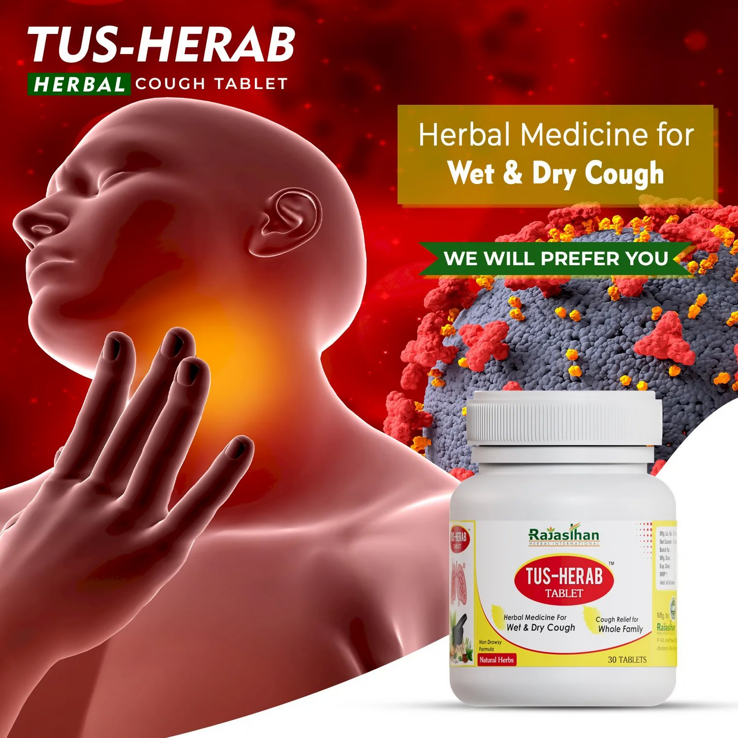 Rajasthan Herbals Tus Herab Tablets
