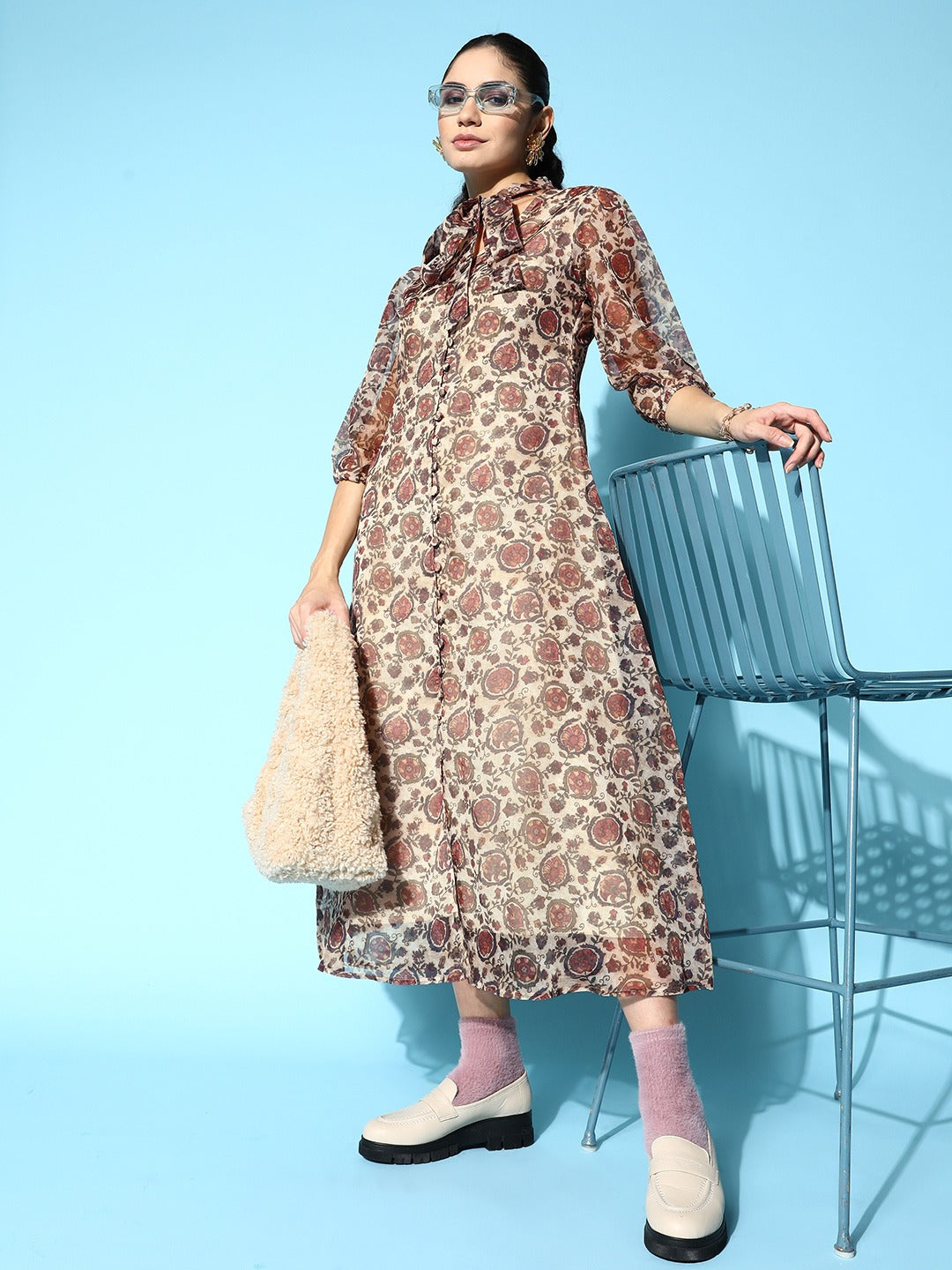 Yufta A-Line Maxi Dress - Distacart
